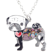Load image into Gallery viewer, White Pug Necklace
