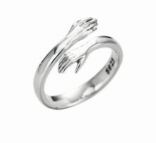 Load image into Gallery viewer, Love Hug Sterling Silver Ring
