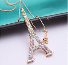 Load image into Gallery viewer, Eiffel Tower Crystal Pendant
