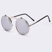Load image into Gallery viewer, Vintage Flip Steampunk Sunglasses