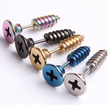 Load image into Gallery viewer, Steampunk Screw Earrings