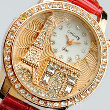 Load image into Gallery viewer, Women's Rhinestone Eiffel Tower Watch