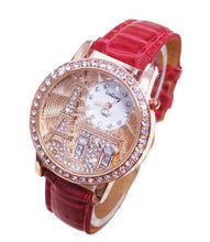 Load image into Gallery viewer, Women's Rhinestone Eiffel Tower Watch