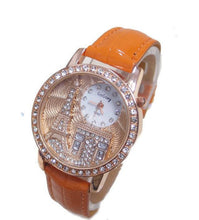 Load image into Gallery viewer, Women's Rhinestone Eiffel Tower Watch