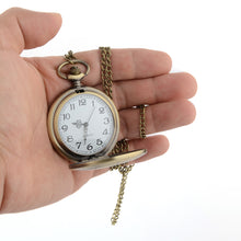 Load image into Gallery viewer, Vintage Bronze Quartz Pocket Watch