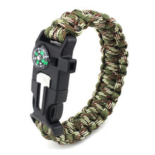 Load image into Gallery viewer, Paracord Survival Bracelet
