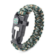 Load image into Gallery viewer, Paracord Survival Bracelet