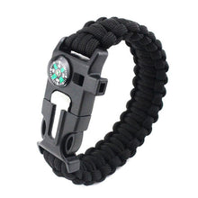 Load image into Gallery viewer, Paracord Survival Bracelet