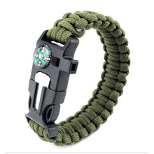 Load image into Gallery viewer, Paracord Survival Bracelet