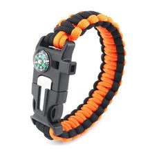 Load image into Gallery viewer, Paracord Survival Bracelet