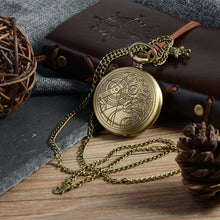 Load image into Gallery viewer, Vintage Bronze Quartz Pocket Watch