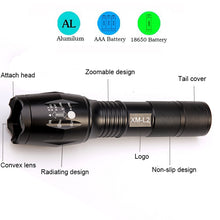 Load image into Gallery viewer, Tactical LED Flashlight