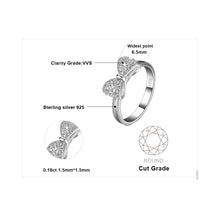 Load image into Gallery viewer, Sterling Silver Bow Ring