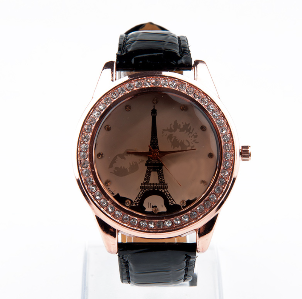 Women Eiffel Tower rhinestone watch - The $19.95 Store - 1