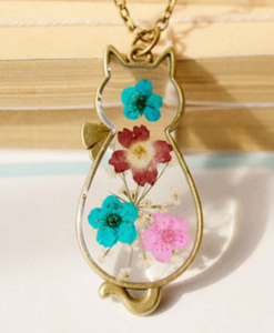 Handmade Bronze Cat Pendant Necklace - The $19.95 Store