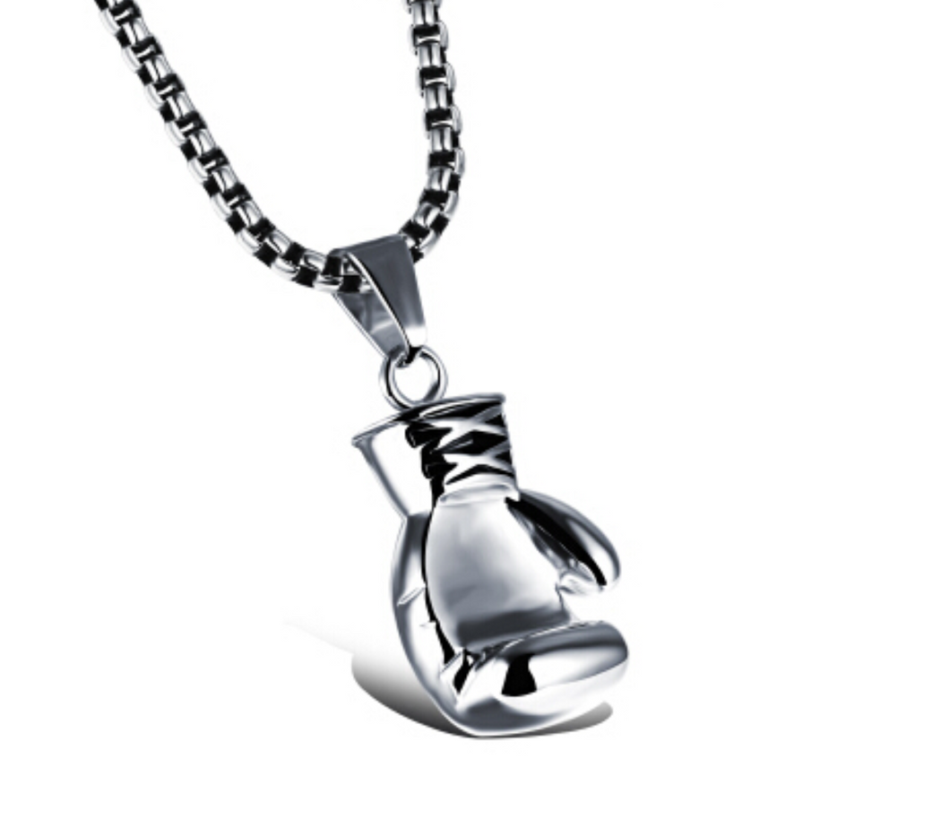 Muhammad Ali Unisex Stainless steel Boxing Glove Necklace - The $19.95 Store - 1