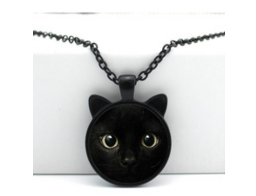 Black Cat Pendant Necklace - The $19.95 Store