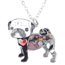 Load image into Gallery viewer, White Pug Necklace
