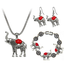 Load image into Gallery viewer, Vintage Bohemian Style Elephant Jewelry Set - The $19.95 Store - 2

