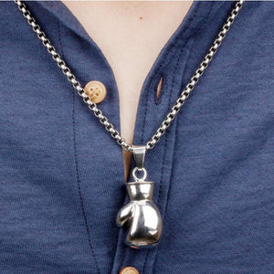 Muhammad Ali Unisex Stainless steel Boxing Glove Necklace - The $19.95 Store - 2