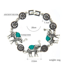 Load image into Gallery viewer, Vintage Bohemian Style Elephant Jewelry Set
