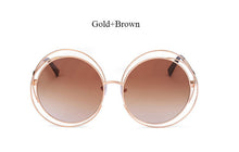 Load image into Gallery viewer, Vintage Round Oversize Sunglasses
