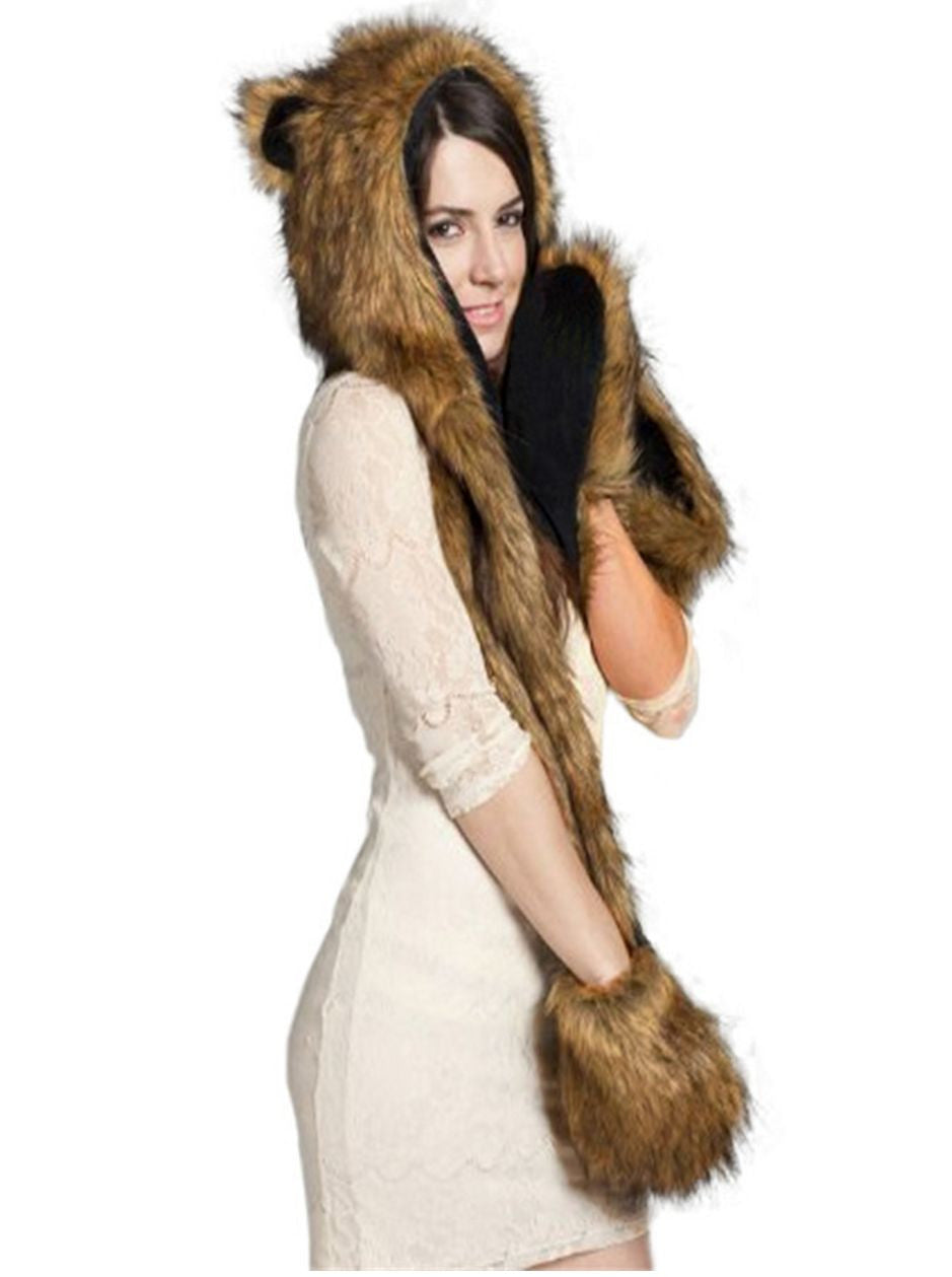 Brown Bear Spirit Hood - The $19.95 Store