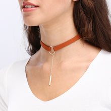 Load image into Gallery viewer, Steampunk Leather Choker
