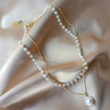 Load image into Gallery viewer, Pearl Choker Necklace
