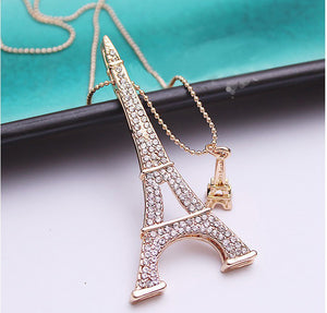 Eiffel Tower Crystal Pendant