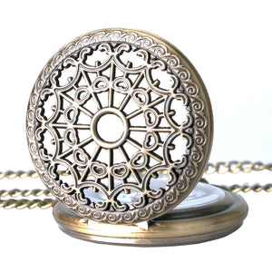 Vintage Quartz Steampunk Pocket Watch