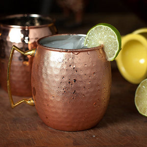 Copper Drum Style Moscow Mule Mugs