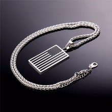 Load image into Gallery viewer, Unisex &quot;Remember 9/11&quot; American Flag Pendant Necklace - The $19.95 Store - 3
